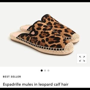 JCREW Leopard Espadrille
